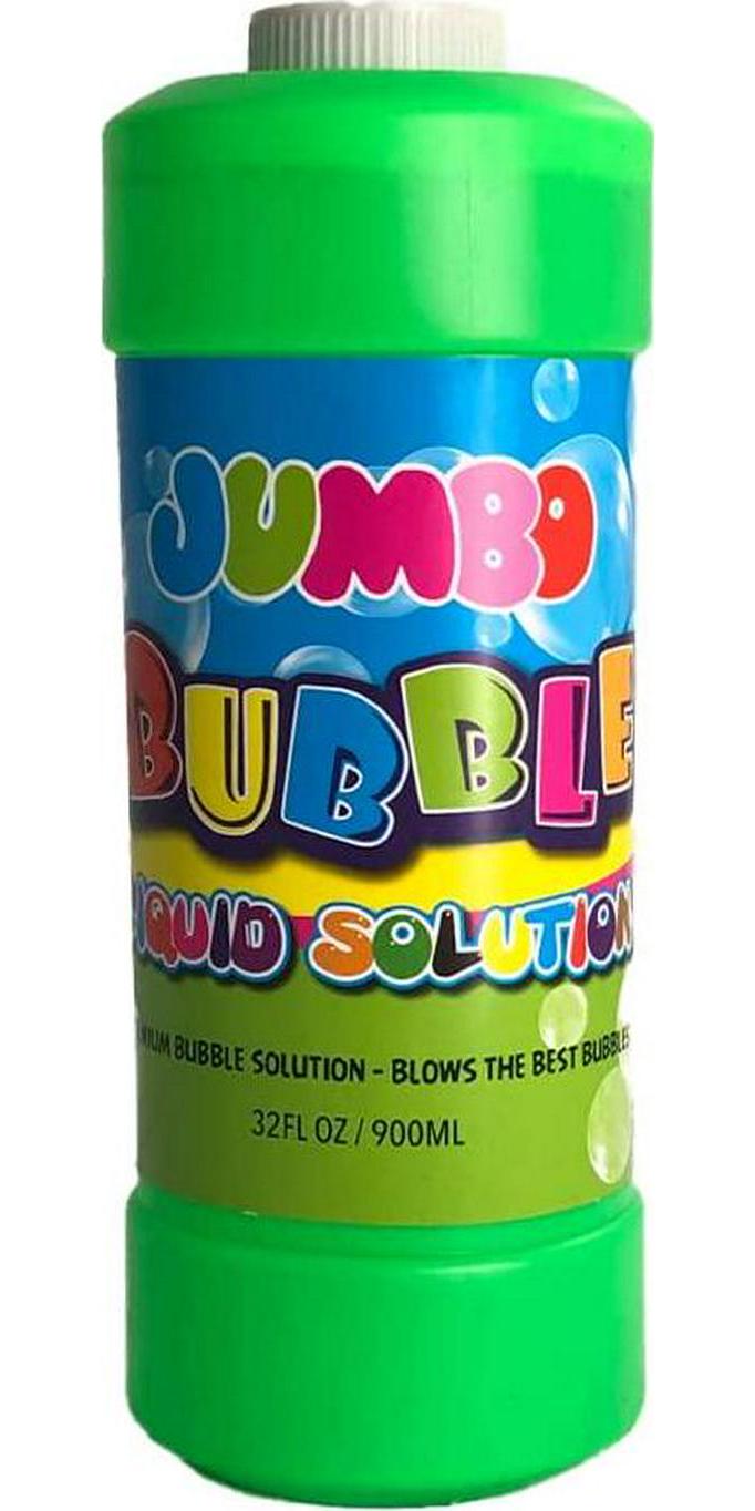 Jumbo Bubble Solution, 1 Bottle of 900ml Jumbo Bubble Solution Bottles for Bubble Wand Kids Summer Toy Gift