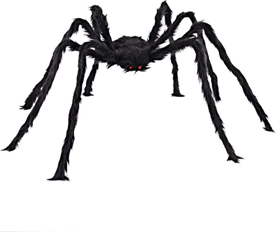 Xonor • 4 9ft Halloween Long Plush Spider Realistic Scary Hairy Spiders Props For Indoor